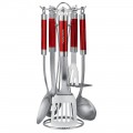 ACCENTS 5 PCS TOOL SET - RED - 5 PIECES