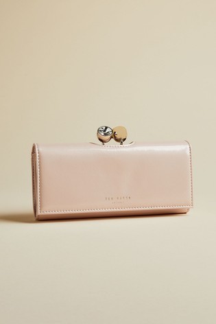 TED BAKER “WELSEY” Woodland Floral Leather & Crystal Bobble Matinee Purse/Wallet  £24.99 - PicClick UK