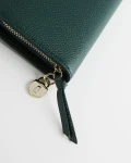 Ted Baker Sunken Zip Padlock Charm Purse - Moreau / DK Green - One Size / 248350