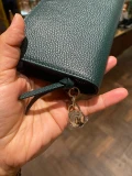 Ted Baker Sunken Zip Padlock Charm Purse - Moreau / DK Green - One Size / 248350