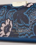 Ted Baker Printed Bobble Purse - Rheumy / DK-Blue - Large