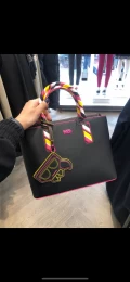 Karl Lagerfeld Neon K/Kocktail Shopper - Black - K21FW3003 / Mini