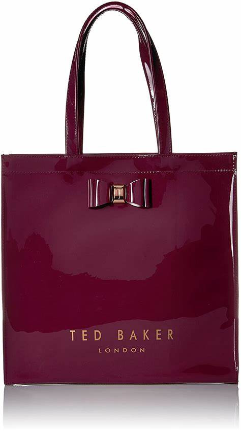 Ted Baker Plain Bow Icon Bag - Alacon / Oxblood - Large