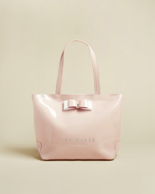 Ted Baker Large Icon - Bethcon Bow Tote - Pink In Dusky Pink/rose
