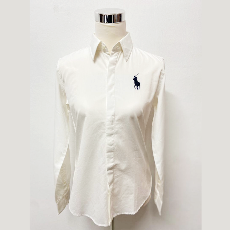 Ralph Lauren OFL Harper Long Sleeve Shirt - White - 8