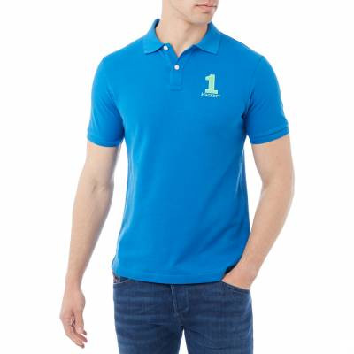 Hackett London Classic Slim Fit - Azure Blue - Xtra Large HM562934