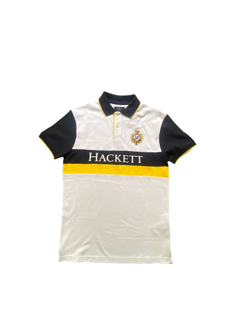 Hackett London Classic Fit - White/Navy - Small HM5630048AC