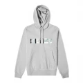 KENZO 3D LOGO POPOVER HOODIE - PEARL GREY - SMALL
