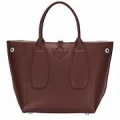 Longchamp Roseau Top Handle - Mahogany - 10082HSC204/Medium