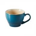 Le Creuset Giant Cappuccino Mug/ Cup Grade B - Deep Teal - 400ml