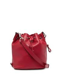 Longchamp Foulonne Bucket Bag - Red - Small With Long Strap 10061021545