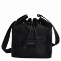 Longchamp Crossbody Bucket Bag - Black - Large 10037578001