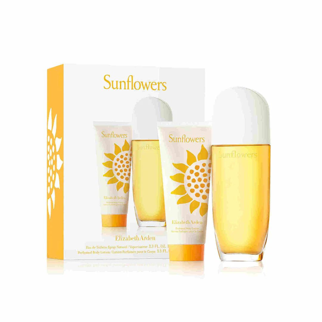 Sunflowers Elizabeth Arden Eau De Toilette - n/a - 100 ml EDT / 100ml Body Lotion