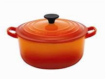 LE CREUSET SIGNATURE ROUND CASSEROLE SECONDS - Volcanic - 26cm