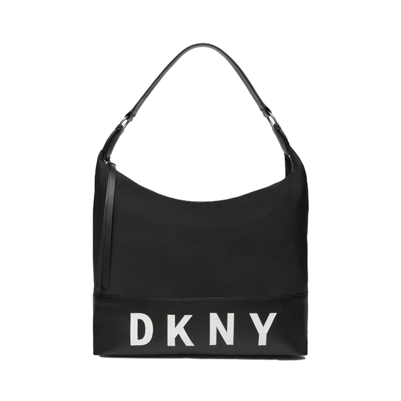 DKNY TANNER HOBO R84CE786 BSV - BLACK - ONE SIZE