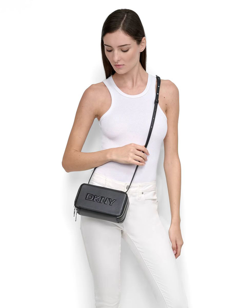 Dkny Carter Crossbody - Black/Silver - R44EZI35 / 20 X 10.5 X 8 CM