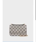 Dkny Cleo Shoulder Bag - Gramercy Grey / Black - One Size 22cm X 16cm X 7cm