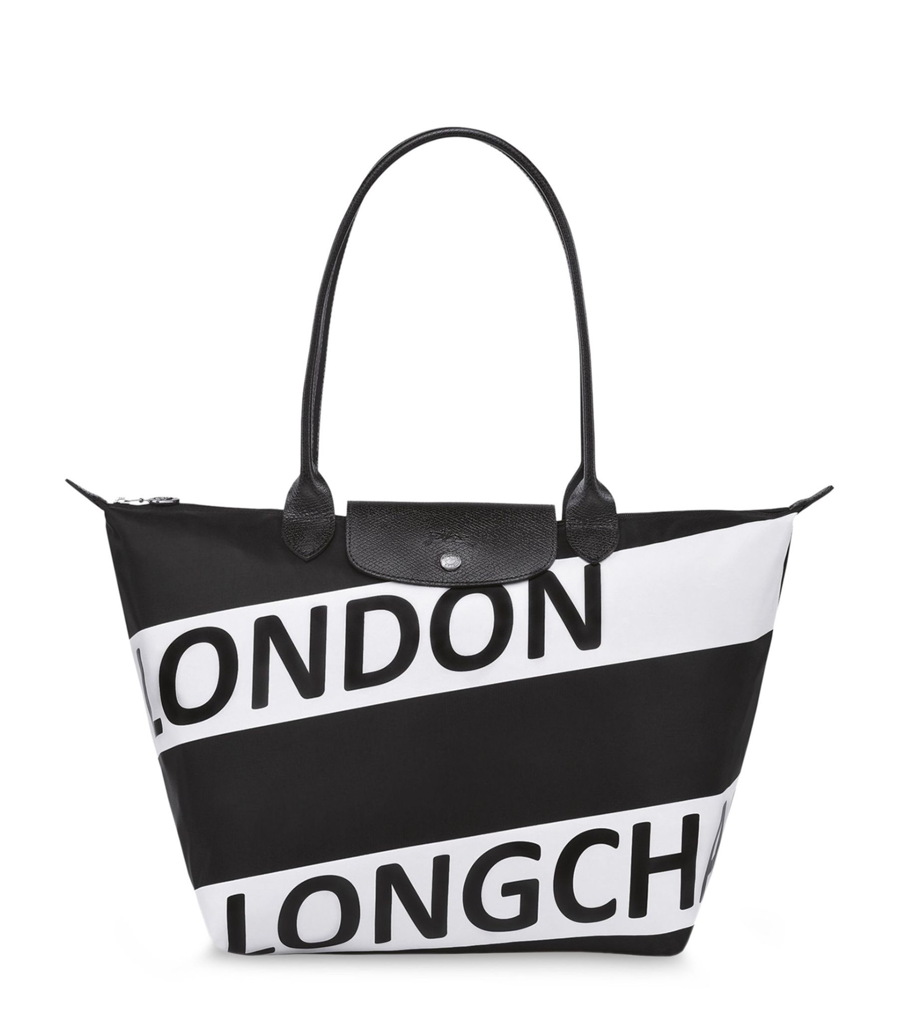 LONGCHAMP LI PLIAGE LONDON - BLACK - LARGE LONG HANDLE L1899382001