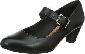 Clarks Shoes - Black/ Denny Harbour - UK 6