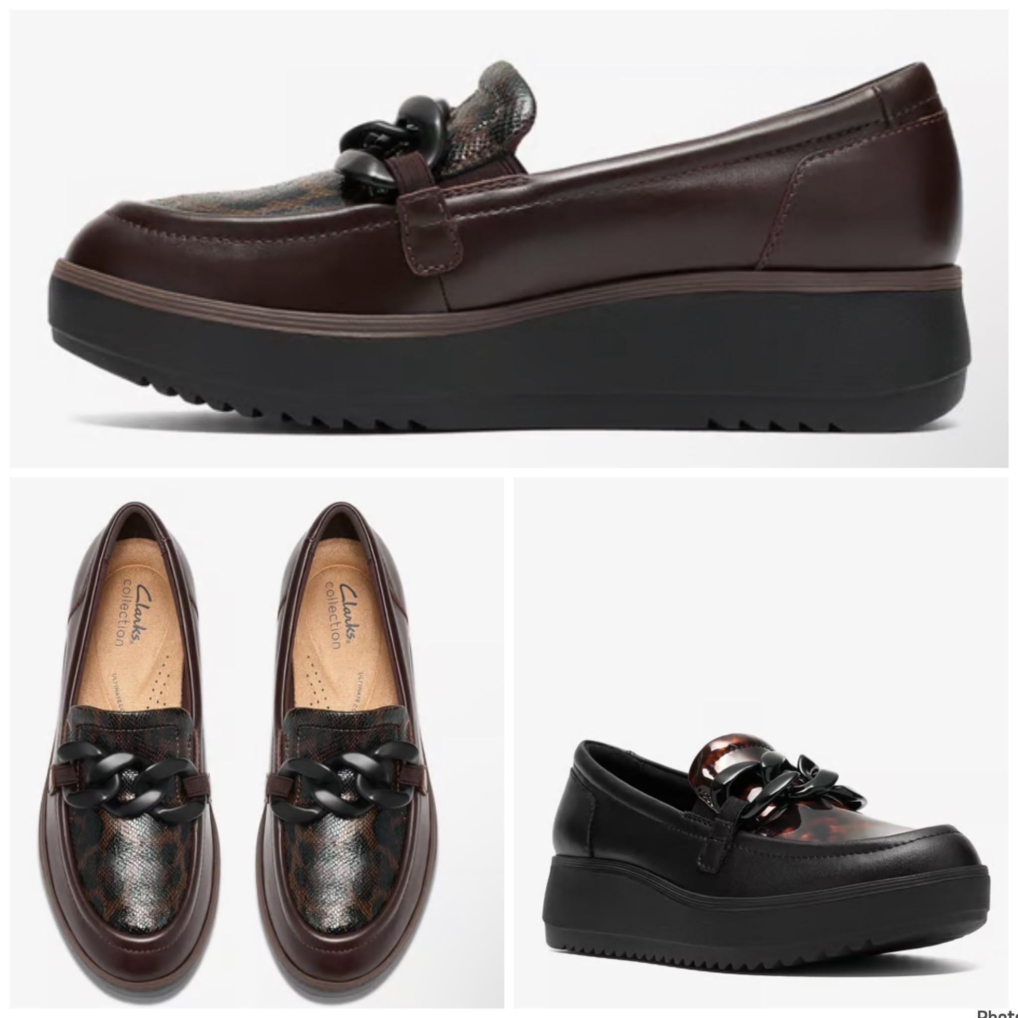 Clarks Shoes - Zylah May Dark Brown - UK 6.5