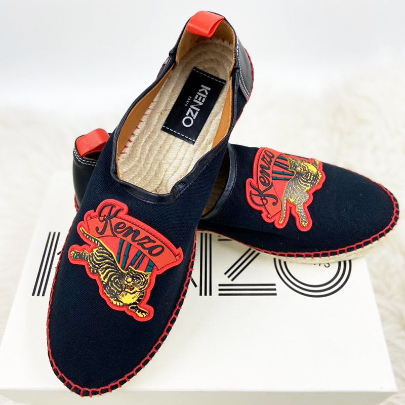KENZO SLIP ON SHOES - NAVY/RED - EUR 42