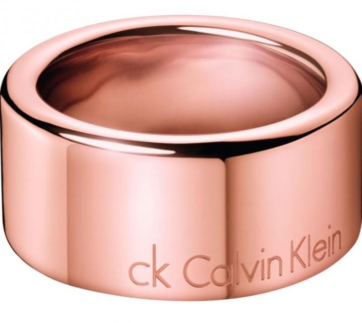 Calvin Klein Ring - KJ06PR100207 - Rose Gold - 7.5cm (L7)