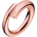 CALVIN KLEIN RING - KJ5GPR100107 - ROSE GOLD. - 7.5CM (W7)