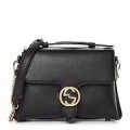 Gucci Top Handle Interlock Crossbody - Black - 808086927 / One Size