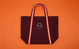 Anya Hindmarch Shopping Bag - Maroon - Large