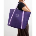 Anya Hindmarch The Universal Tote - Dark Purple - 54L x 41H x 19D cm
