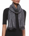 Gucci Women Scarf - Grey - 70 x 195 cm