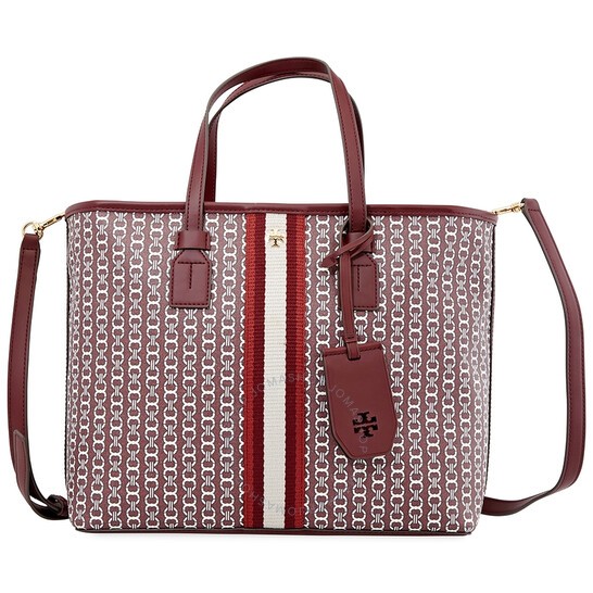 Tory Burch Gemini Link Leather Small Tote