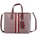 Tory Burch Gemini Link Tote - Royal Burgundy - Small 53304