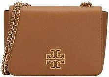 Tory Burch Britten Adjustable Shoulder Bag - Bark / Rolled Gold - One Size