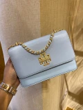 TORY BURCH BRITTEN SMALL ADJUSTABLE SHOULDER BAG - ICICLE - SMALL / 139250