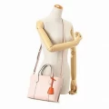 Tory Burch Perry Small Triple Compartment Tote - Shell Pink - Small 56249