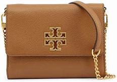 Tory Burch Britten Chain Wallet/Crossbody - Bark - One Size 67296