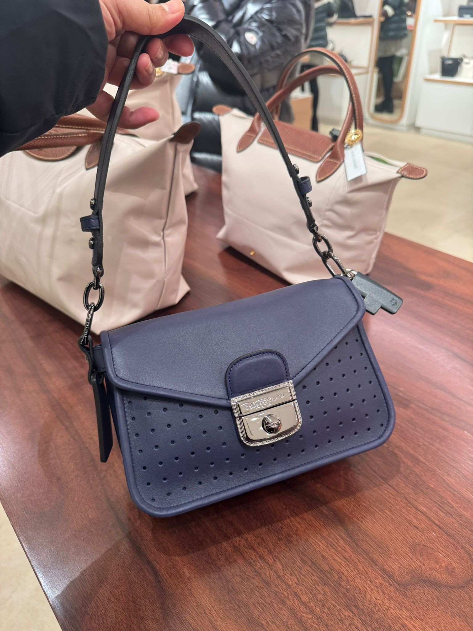 Longchamp Mademoiselle - Navy - L2038883006 / 21 X 14 X 9 CM