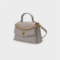 Tory Burch Kira Top Handle Satchel - Gray Heron - One Size 61674