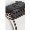 Tory Burch Perry Bombe Double Strap Crossbody - Black - One Size 73524