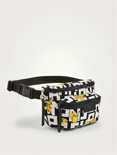 Longchamp Bum Bag - Pokemon Black/White - 10034HUT067