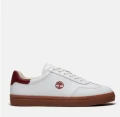 Timberland Sneaker - Lisbon Low Lace Sneaker / TB0A2PE5AFW1M / White Full Grain With DK Red - 5.5M / UK5 / 24CM / EUR 38