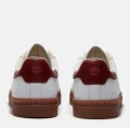 Timberland Sneaker - Lisbon Low Lace Sneaker / TB0A2PE5AFW1M / White Full Grain With DK Red - 5.5M / UK5 / 24CM / EUR 38