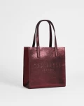 Ted Baker Alicon Icon Bag - Dk-Red / Patent Embossed - Small 243440