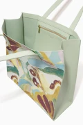 Ted Baker Sand Dune Brush Strokes EW Icon Bag - Brencon / Lt-Green - Large