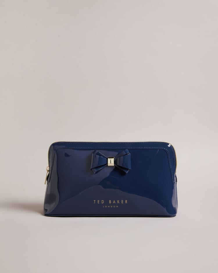 Ted Baker Wash Bag - Abbie/Navy - 152916/Large 27 x 15 x 9 cm