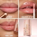 Charlotte Tilbury Glossy Nude Pink Lip Duo  - Lip Cheat Iconic Nude / Collagen Lip Bath Pillow Talk - Mini Set