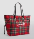 Harrods Southbank Royal Stewart Tote Bag - Multi - Large