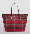 Harrods Southbank Royal Stewart Tote Bag - Multi - Large