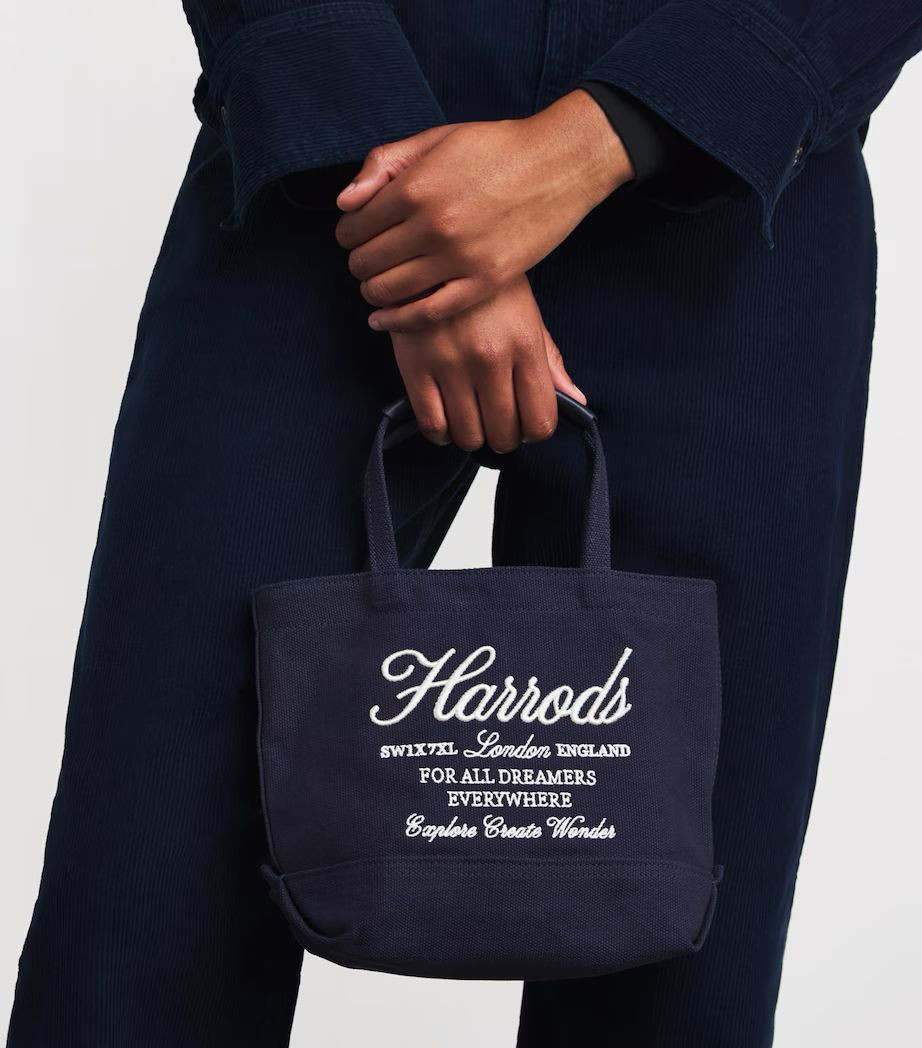Harrods Grab Bag - Navy - Mini